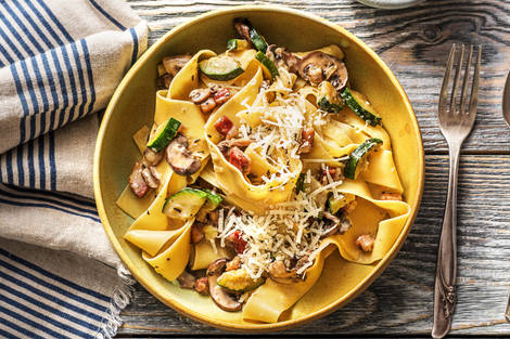 Pronto Bacon Pappardelle