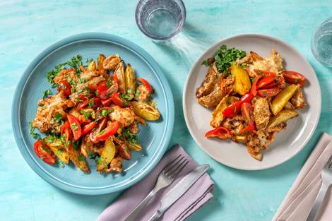 Pulled Chicken Loaded Cheesy Wedges