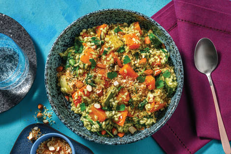 Plant-Based Basil Pesto & Pumpkin Risotto