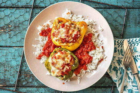 Mexikanische „Pimientos Rellenos“
