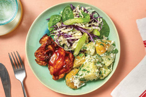 Quick BBQ Chicken & Potato Salad