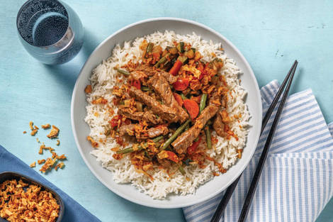 Sichuan Beef Stir-Fry