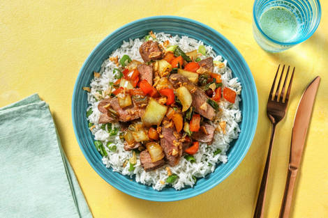 Quick Ginger and Steak Stir-Fry