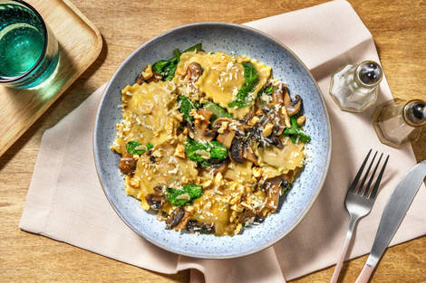 Creamy Mushroom Lovers' Ravioli