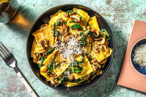 Creamy Squash Ravioli
