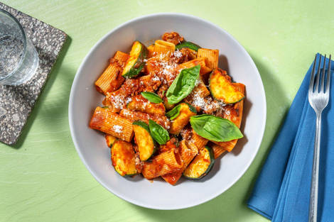 Turkey and Zucchini Rigatoni