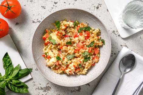 Risotto pimenté à la mozzarella