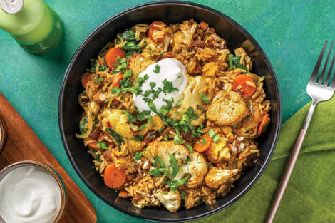 Roasted Cauliflower Biryani