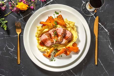 Roasted Duck Breast and Redcurrant Jus