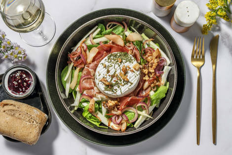 Salade de chèvre chaud