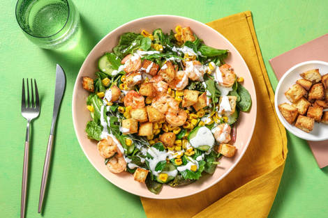 Smart Shrimp and Charred Corn Salad