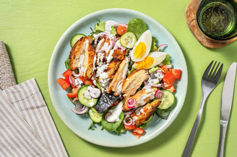 Salade de poulet BBQ