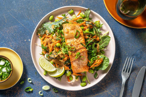 Salade de saumon à la façon thaïe