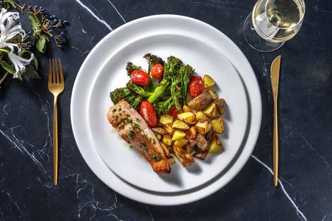 Salmon and Chive Butter Sauce