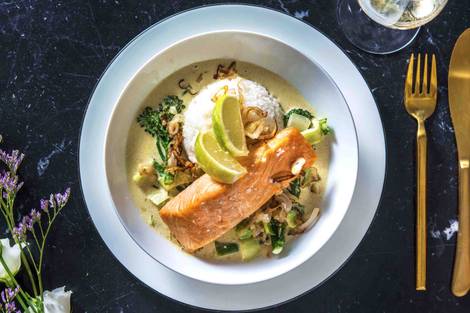 Salmon Thai-Style Green Curry