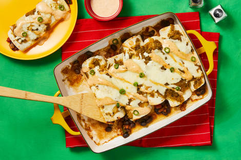 Salsa Verde Enchiladas