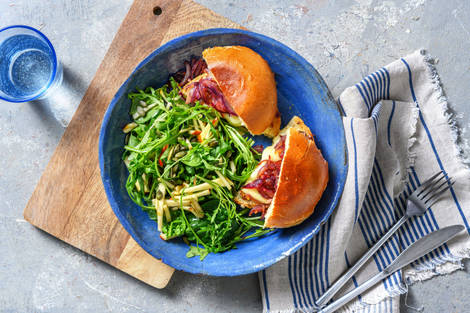 Brie and Caramelized Onion Sandwiches