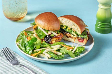 Brie and Caramelized Onion Sandwiches