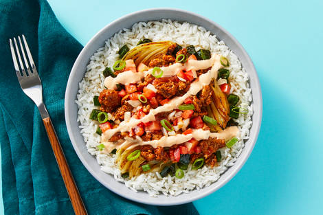 Saucy Beef Burrito Bowls