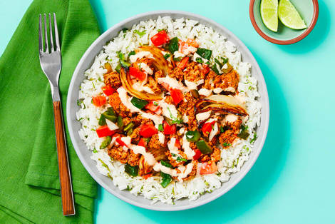 Saucy Beef Burrito Bowls