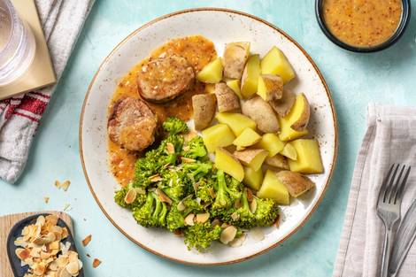 Schweinefilet mit würziger Aprikosensoße