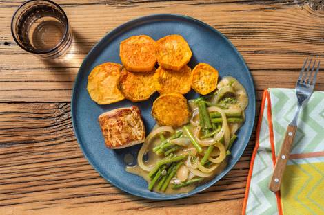 Schweinefilets mit Honig-Thymian-Soße