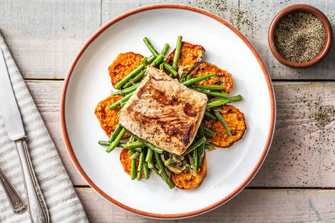 Schweinefilets mit Honig-Thymian-Soße