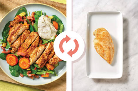 Aussie Chicken & Bacon Veggie Toss