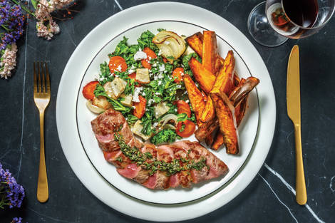 Seared Lamb Backstrap & Rosemary Butter