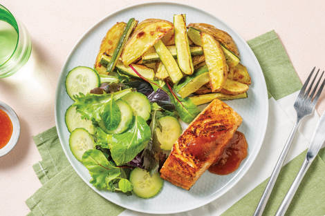 Easy Salmon & Mango Chutney