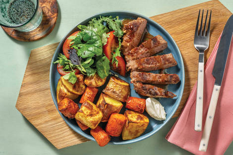 Seared Steak & Garlic Butter