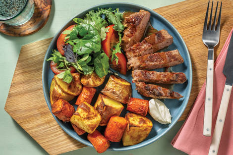 Seared Steak & Garlic Butter