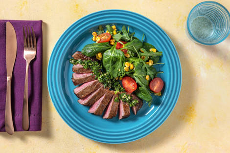 Seared Steaks and Gremolata