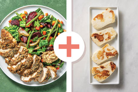 Herby-Crusted Haloumi