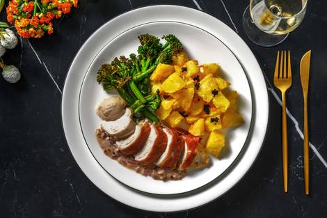 Serrano Ham Wrapped Chicken Breast