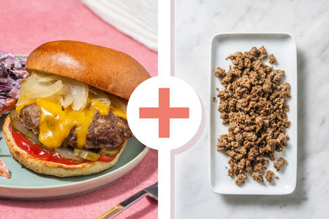 Grilled Double Beef Smash Burgers