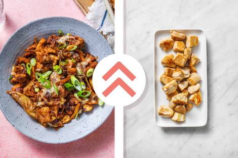 Smokey BBQ Chicken and Black Bean Loaded Wedges