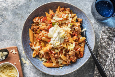 Mexicaanse pasta met gehakt