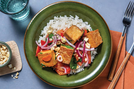 Southeast Asian Tofu & Coconut Curry