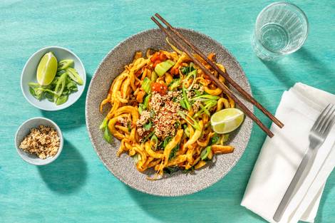 Spätzle Asian Style mit Pak Choi & Sesam-Knofi-Soße