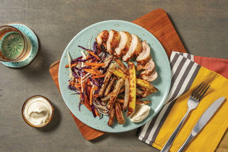 Spiced Chicken & Parsnip Fries