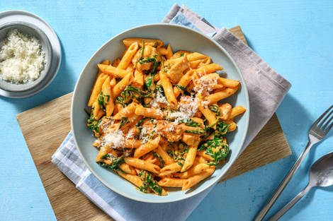 Spicy Creamy Chicken Pasta