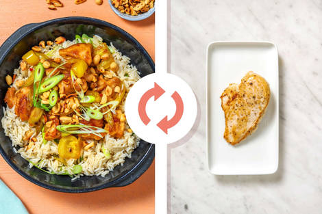 Poitrines de poulet kong pao épicées