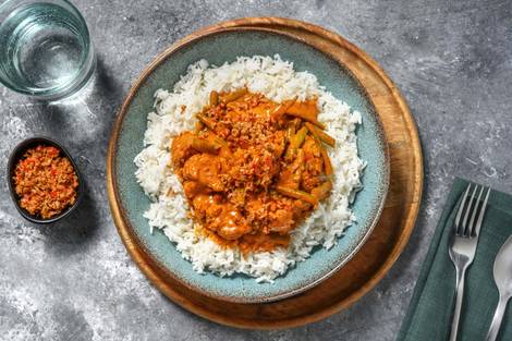 Sri Lankan Style Veggie Curry and Rice