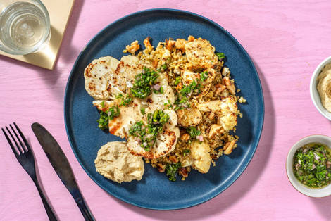 Steak de chou-fleur au chimichurri relevé