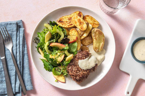 Rundertartaar met camembertsaus