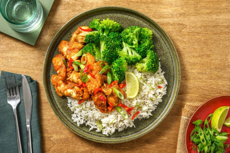 Sticky Cashew-Hähnchen