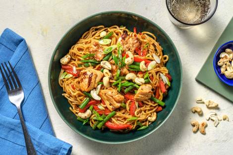 Stir-Fried Hoisin Chicken Noodles