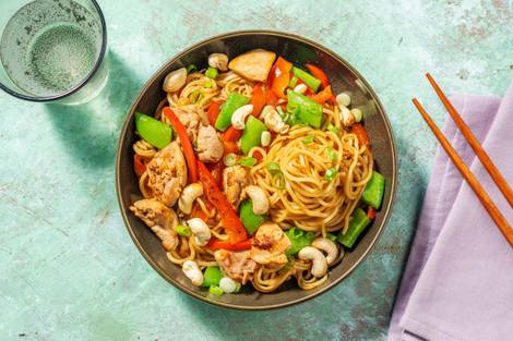 Stir-Fried Hoisin Chicken Noodles
