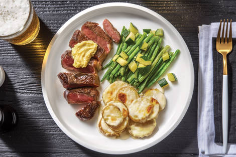 Premium Sirloin Tip & Garlic-Dijon Butter